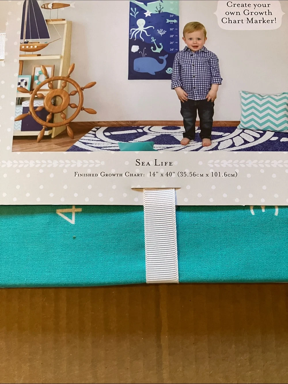 Sea Life Growth Chart Kit - Teal